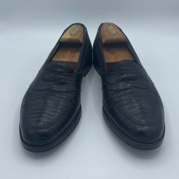 Mezlan Snakeskin Loafers - Picture 1 of 4